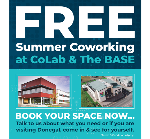 Free Coworking Space for Remote Workers in Donegal's CoLab and The BASE this Summer
