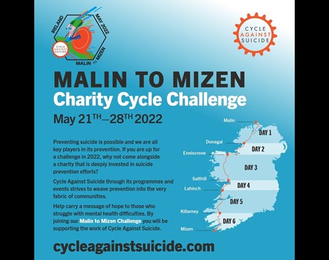 Cycle Against Suicide - Malin to Mizen Charity Cycle