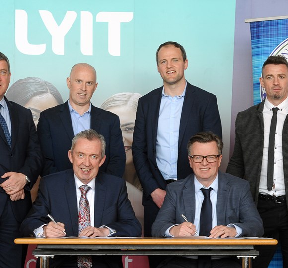 LYIT and Finn Harps FC “Team Up” to enhance both organisations commitment to education, research, and performance in the North West