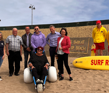 Beach Wheelchair launched at Bundoran's Blue Flag Beach