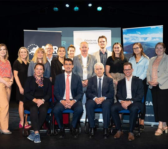 1 - The AER Summer Academy Organising Committee with Minister for State Jack Chambers.jpg