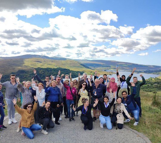 13 - Delegates enjoying the excursion to Glenveagh and the Poisoned Glen.jpg