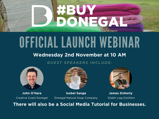 #BuyDonegal Webinar 2nd November at 10 AM