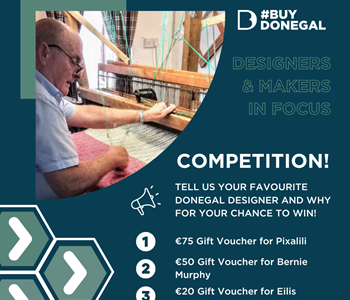 Designers and Makers and giveaways the focus for Week 1 of #BuyDonegal