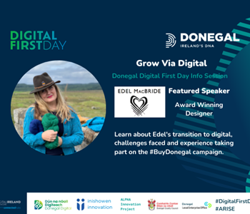 Edel MacBride to Feature at 'Grow Via Digital' for Donegal Digital First Day