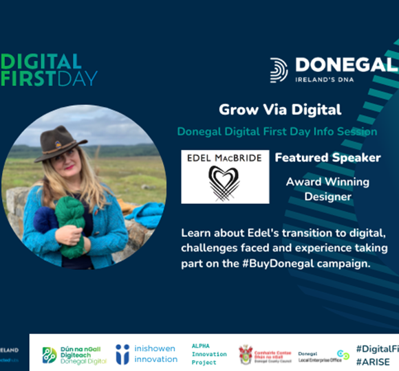 Edel MacBride to feature at Grow Via Digital as part of Digital First Day