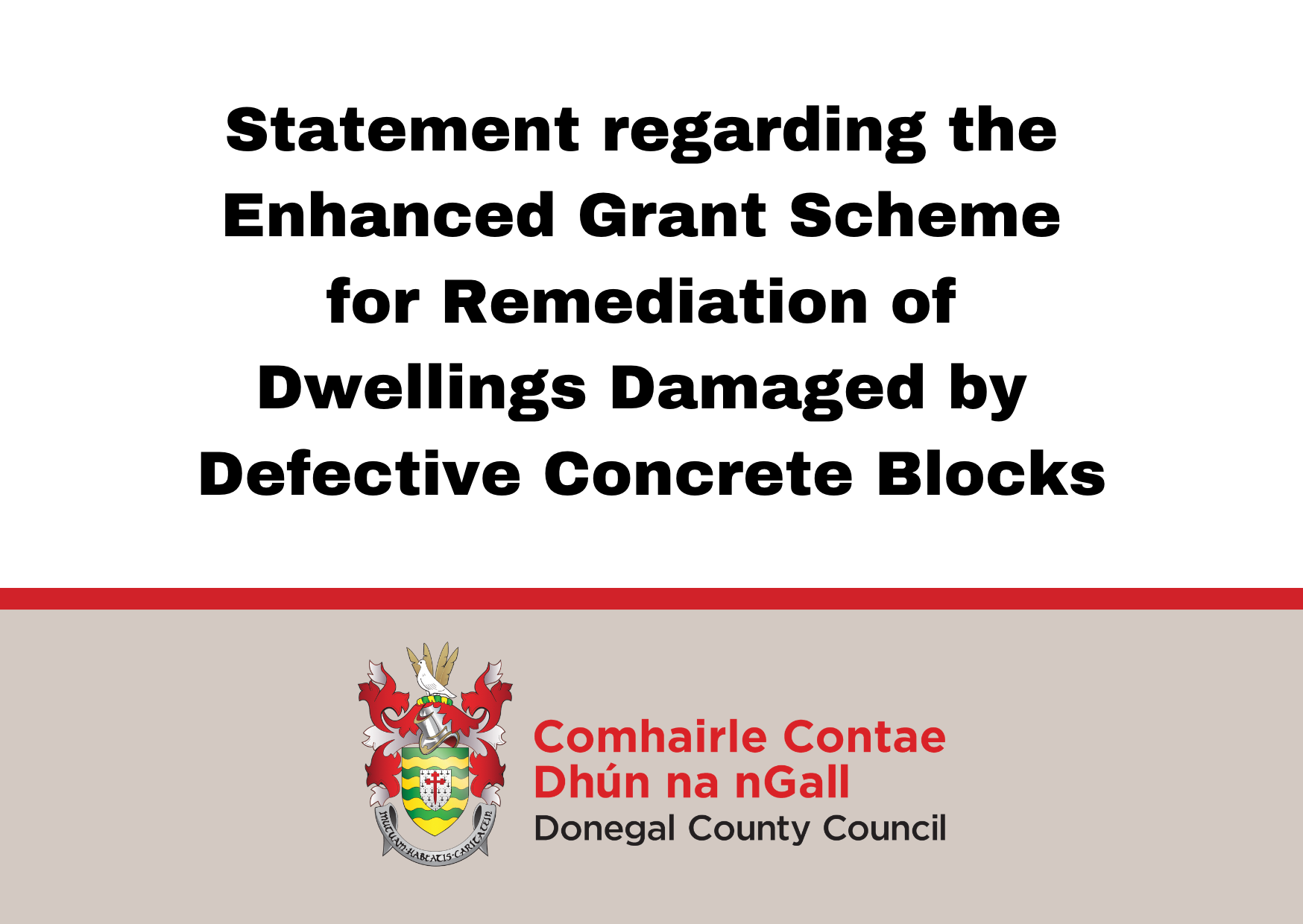 Enhanced Grant Scheme for the Remediation of Dwellin...