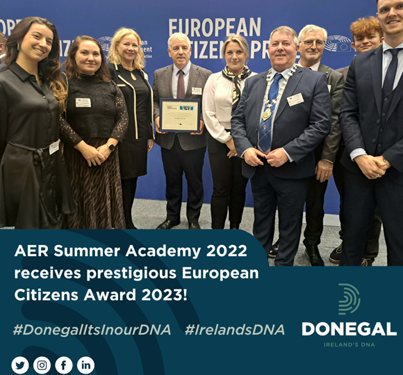 AER Summer Academy 2022 receives prestigious European Citizens Award 2023!