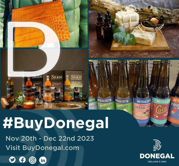 Check out our 'How to Guide' to use #BuyDonegal creatives and logos on your images