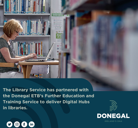 Donegal Education and Training Board’s Digital Hubs in libraries