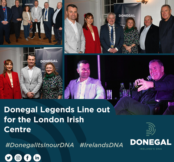 Donegal Legends Line out for the London Irish Centre