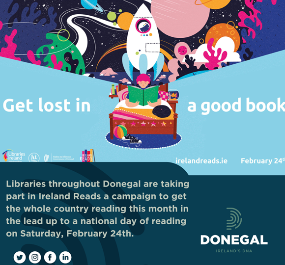 Donegal County Library want you to Get Lost … in a Good Book