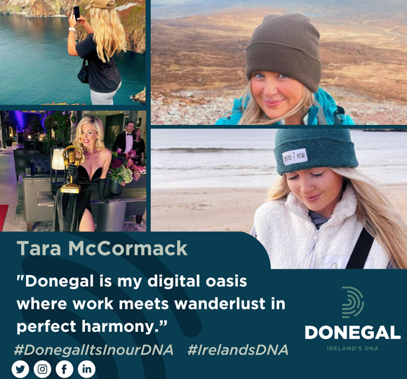"Donegal is my digital oasis where work meets wanderlust in perfect harmony."