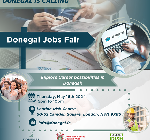 Donegal County Council to Host Jobs Fair in London to Promote Employment Opportunities in Donegal