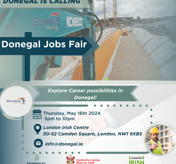 Source Civil Ltd recruiting at Donegal Jobs Fair in London