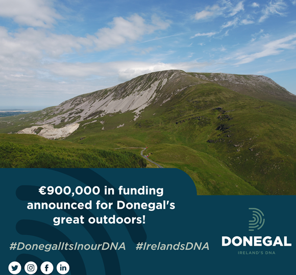 €900,000 in funding announced for Donegal's great outdoors!