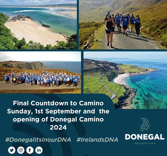 Final Countdown to Camino Sunday, 1st September and  the opening of Donegal Camino 2024