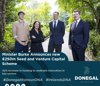 Minister Burke Announces new €250m Seed and Venture Capital Scheme