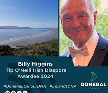 Billy Higgins - Tip O'Neill Irish Diaspora Awardee 2024