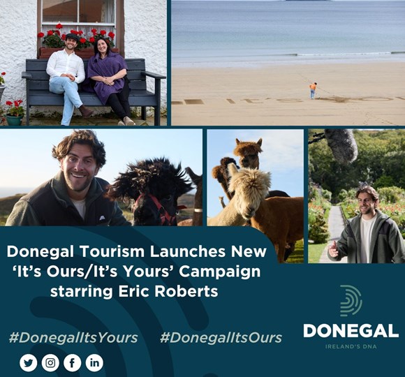 Donegal Tourism Launches New ‘It’s Ours/It’s Yours’ Campaign starring Eric Roberts