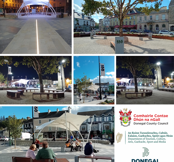 Successful Launch of the New Donegal Town Diamond - A Positive Transformation for the Community