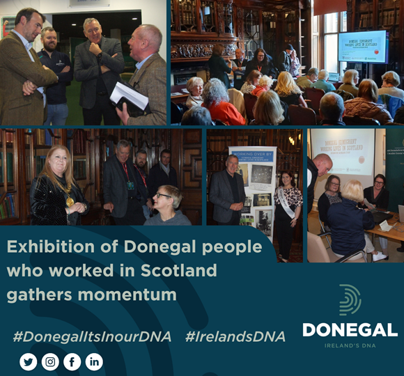 Exhibition of Donegal people who worked in Scotland gathers momentum