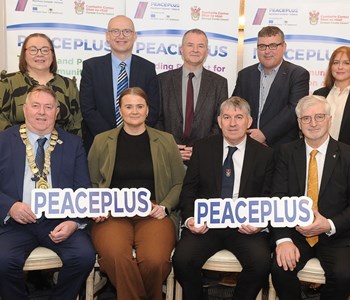 Donegal County Council’s PEACEPLUS Partnership celebrate the official launch of Donegal’s €7.6 million Local PEACEPLUS Action Plan