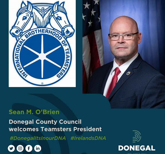 Donegal County Council Welcomes Teamster President