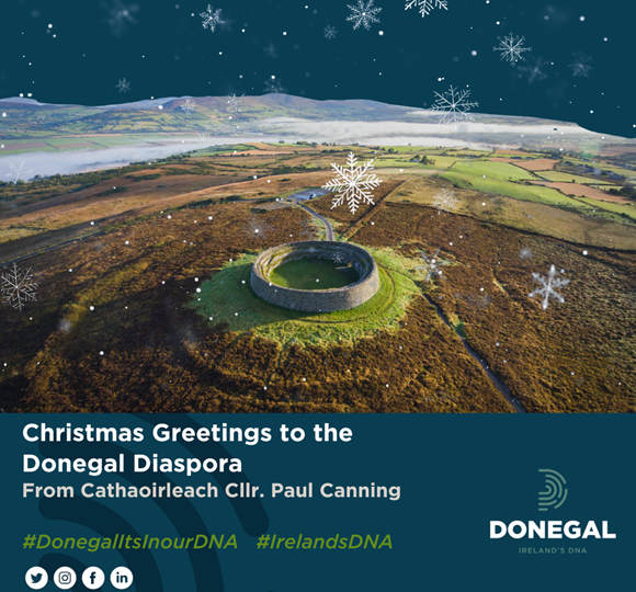 Christmas Greetings to the Donegal Diaspora