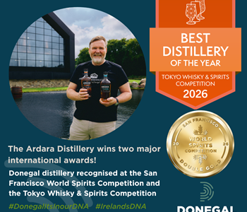 The Ardara Distillery wins two major international awards