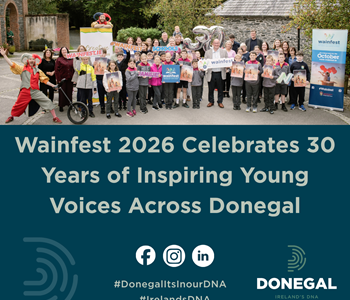 Wainfest 2026 Celebrates 30 Years of Inspiring Young Voices Across Donegal