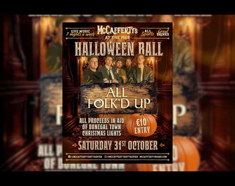HALLOWEEN BALL - All Folk'd Up LIVE at McCafferty's at the Pier!